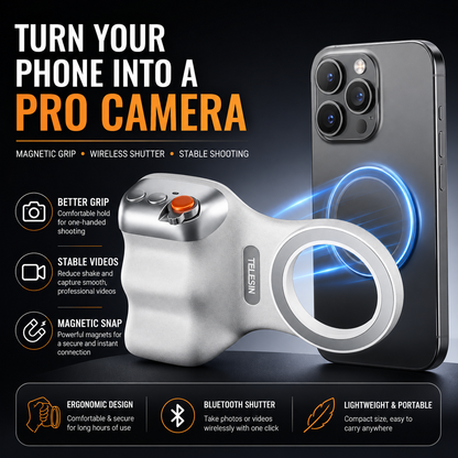 Magnetic Phone Camera Grip